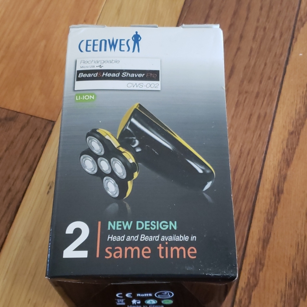 Ceenwes Beard head shaver rechargeable Brand new